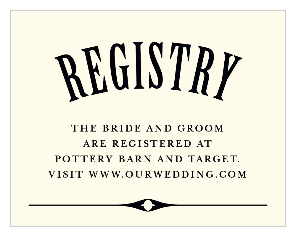 MaeMae's Ronnie Registry Cards