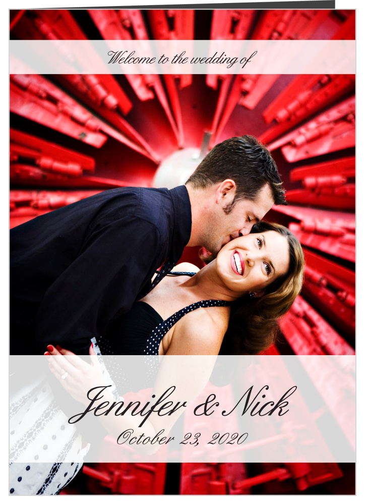 Forever Chic Wedding Programs