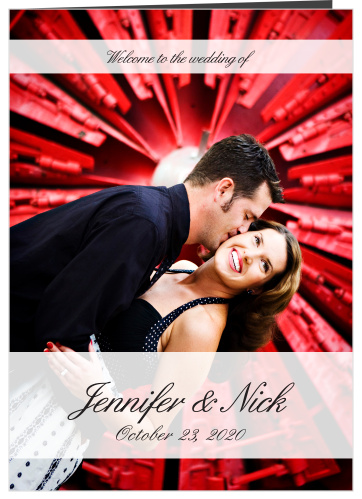 Our Forever Chic wedding program is a perfect match to the rest of the Forever Chic wedding suite.