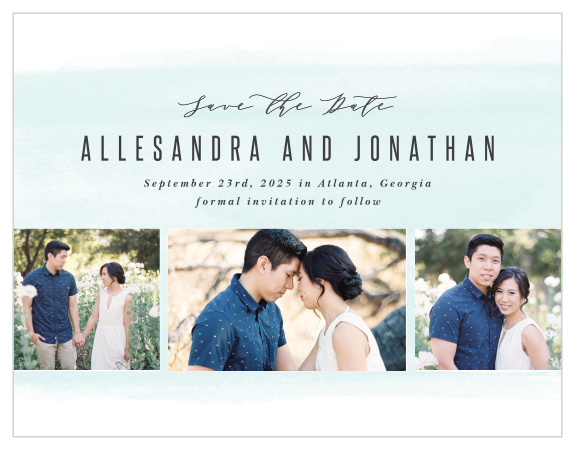 Be sure family and friends pencil in your wedding date when you send out our Nautical Anchor Save the Date Cards.
