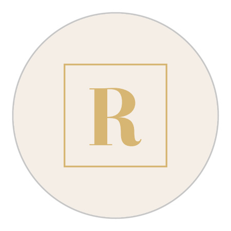 Trimmed In Gold Wedding Stickers