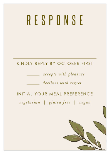 Whimsical Wonderland Response Cards
