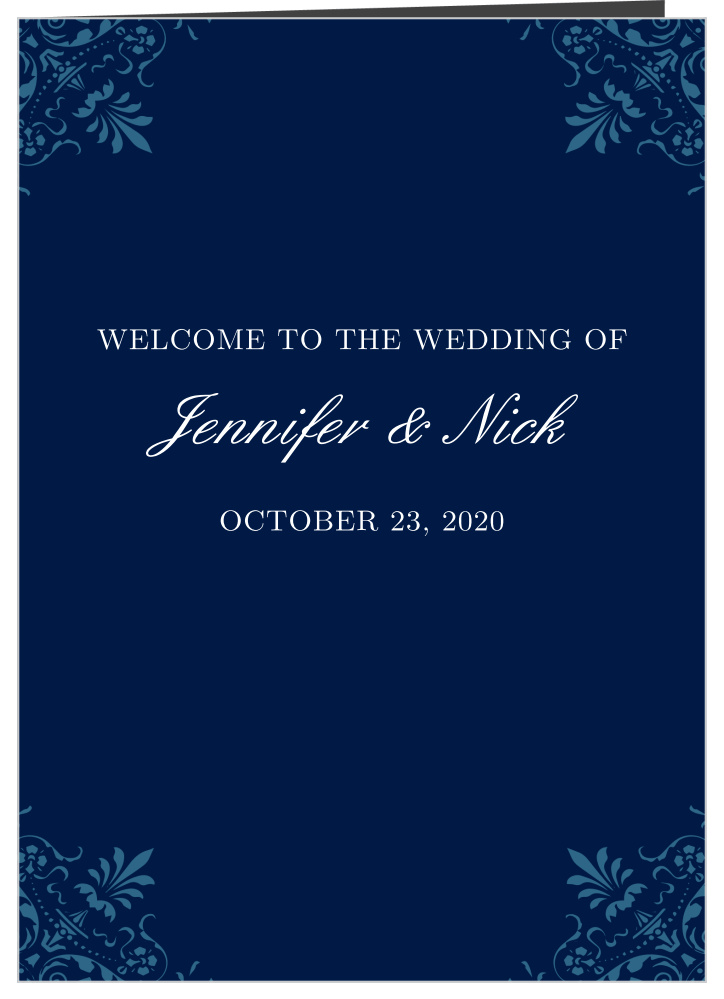 Elegant Spires Wedding Programs