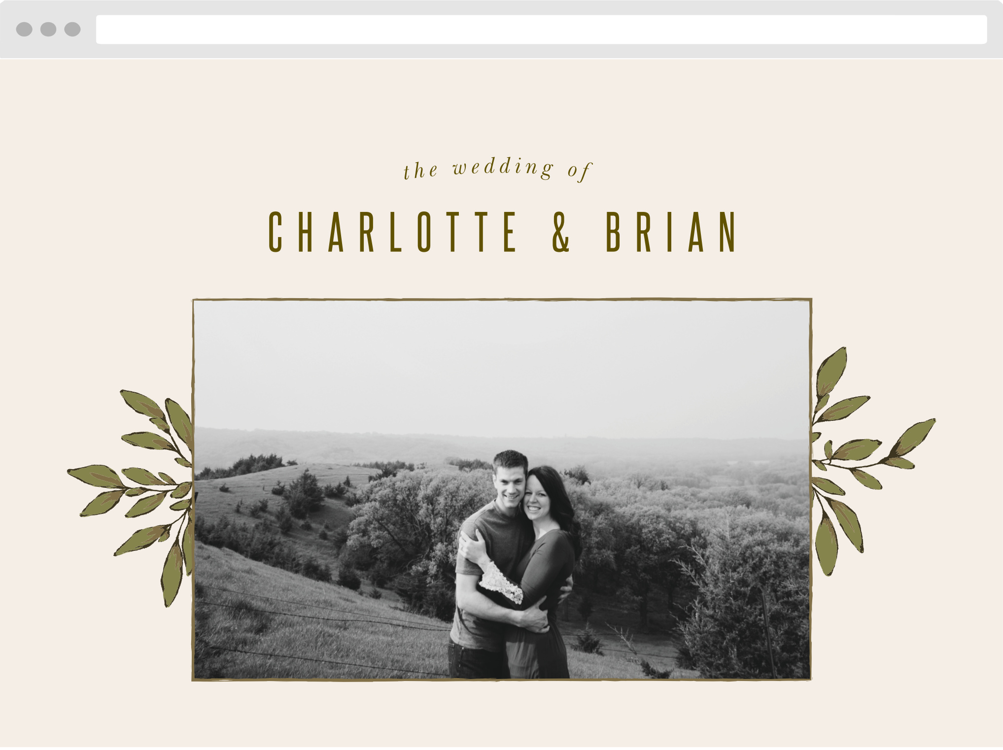 Whimsical Wonderland Wedding Website