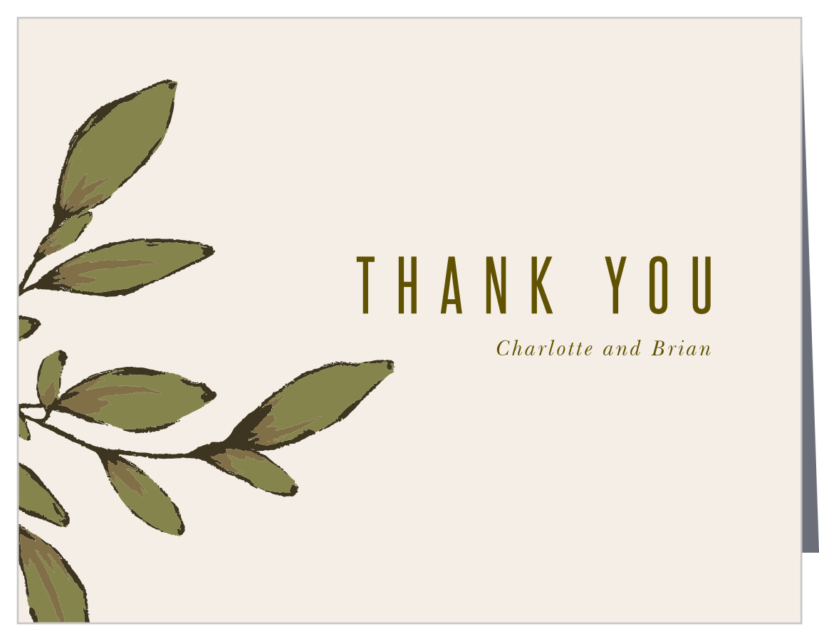 Whimsical Wonderland Wedding Thank You Cards