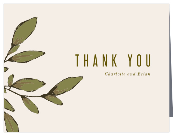 Whimsical Wonderland Wedding Thank You Cards
