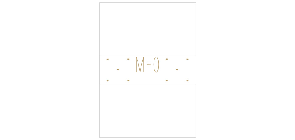 Big Type Wedding Belly Bands