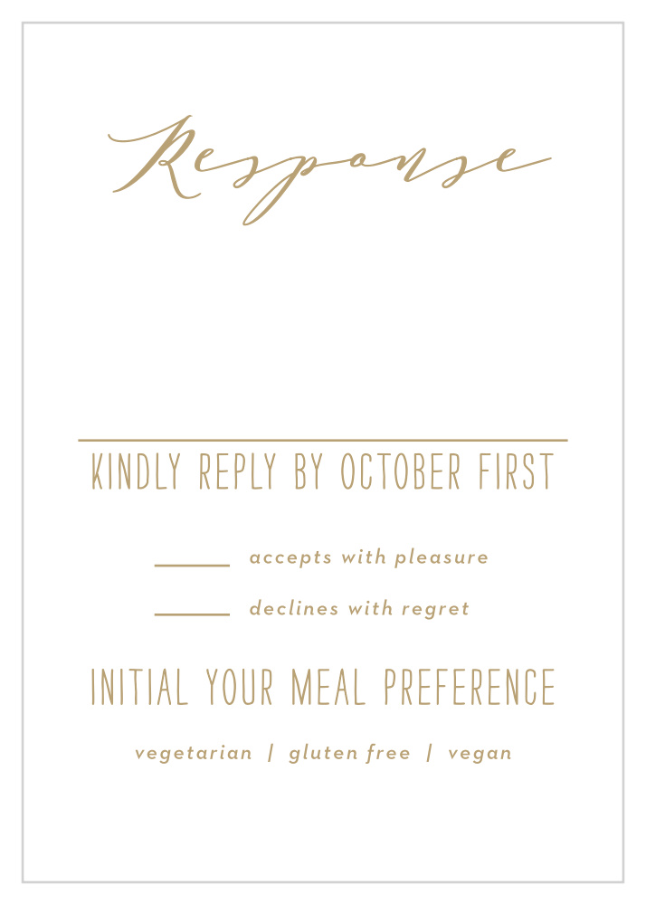 Big Type Response Cards