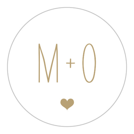 Big Type Wedding Stickers