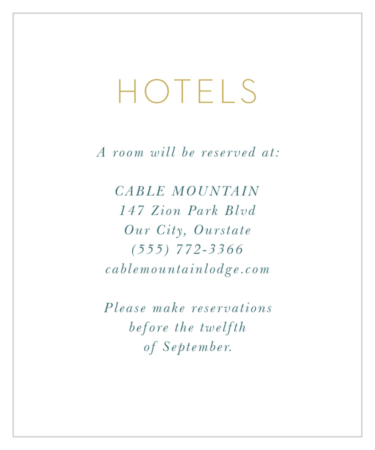 Daisy Daydream Accommodation Cards