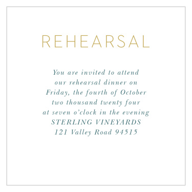 Daisy Daydream Rehearsal Cards