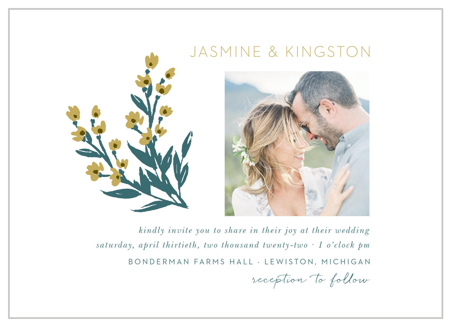 Daisy Daydream Wedding Invitations