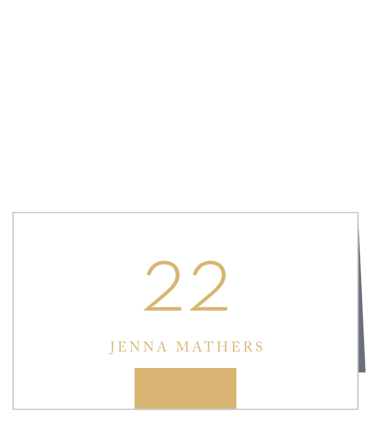 Simply Stated Wedding Place Cards