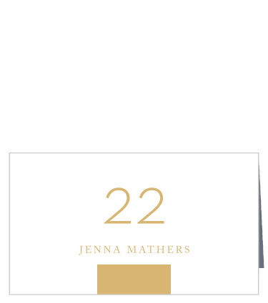 Simply Stated Wedding Place Cards