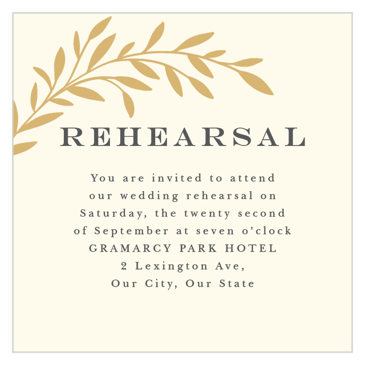 Tree Branch Silhouette Rehearsal Cards