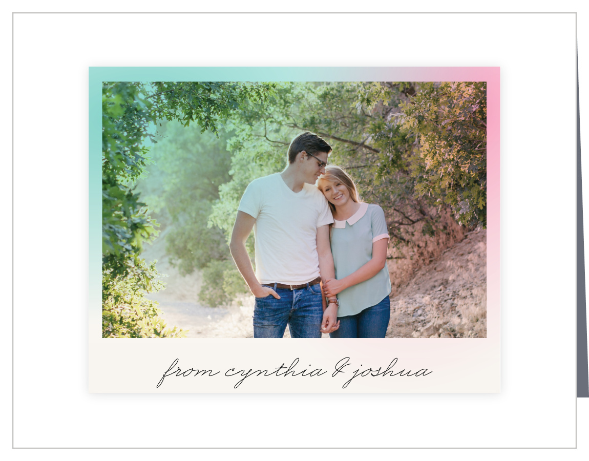 Polarized Allure Wedding Thank You Cards