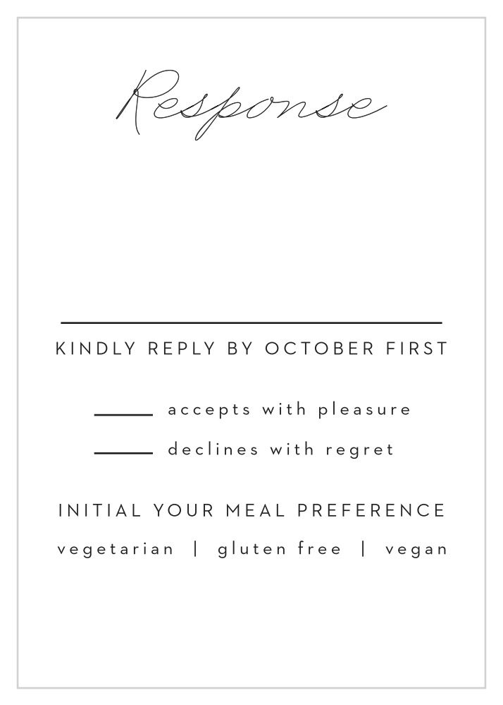 Polarized Allure Response Cards