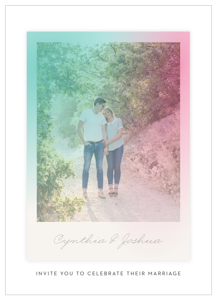 Polarized Allure Wedding Invitations