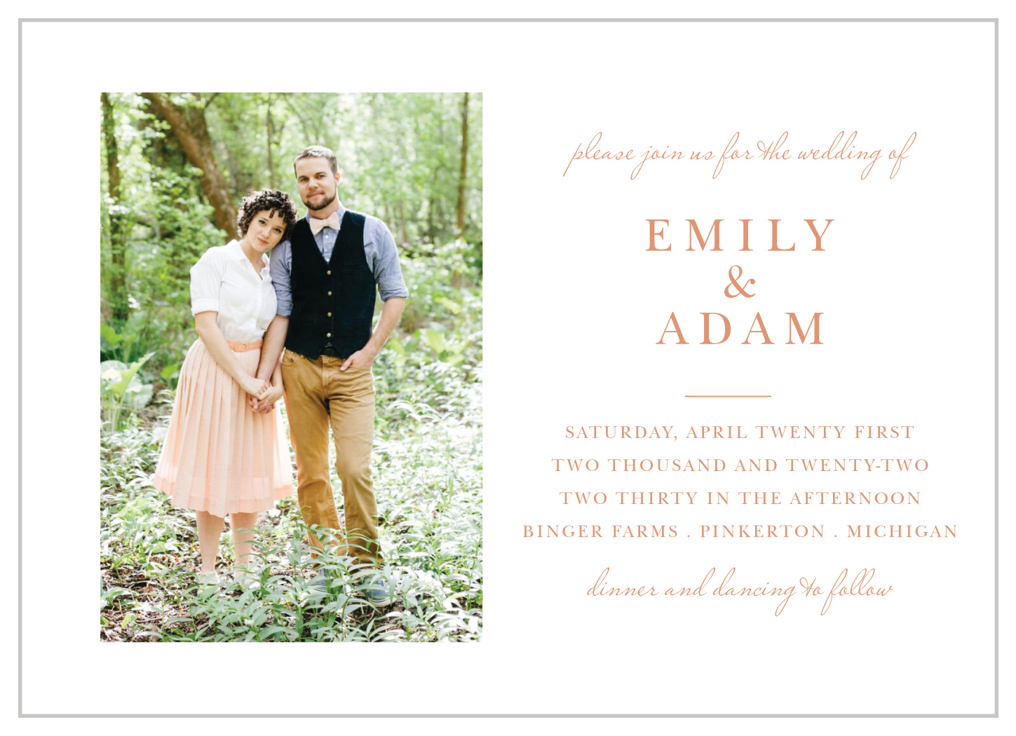 Pattern Play Wedding Invitations