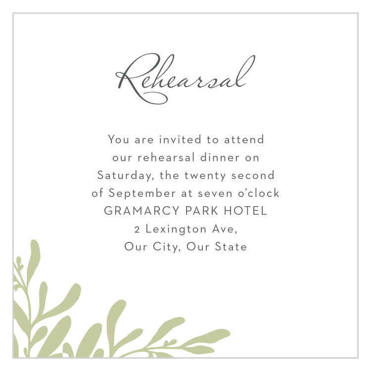 Fern Flock Rehearsal Cards