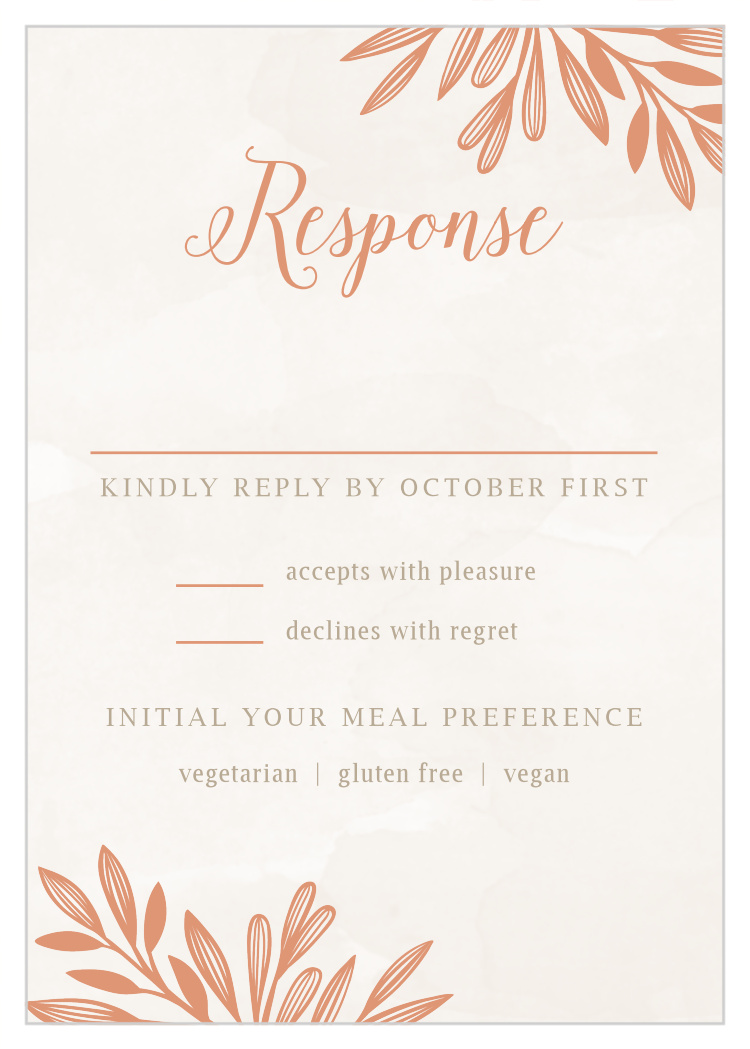 Hexagon Botanicals Response Cards