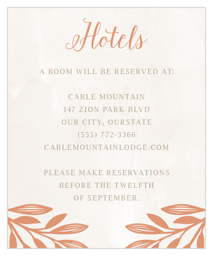 Hexagon Botanicals Accommodation Cards
