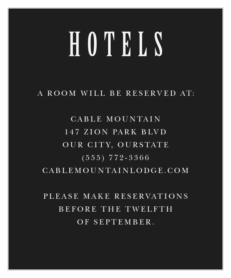 Simply Spoken Accommodation Cards
