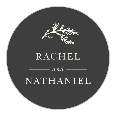 Modern Honor Wedding Stickers