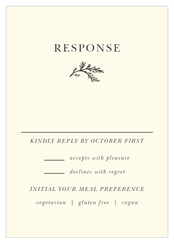 Modern Honor Response Cards