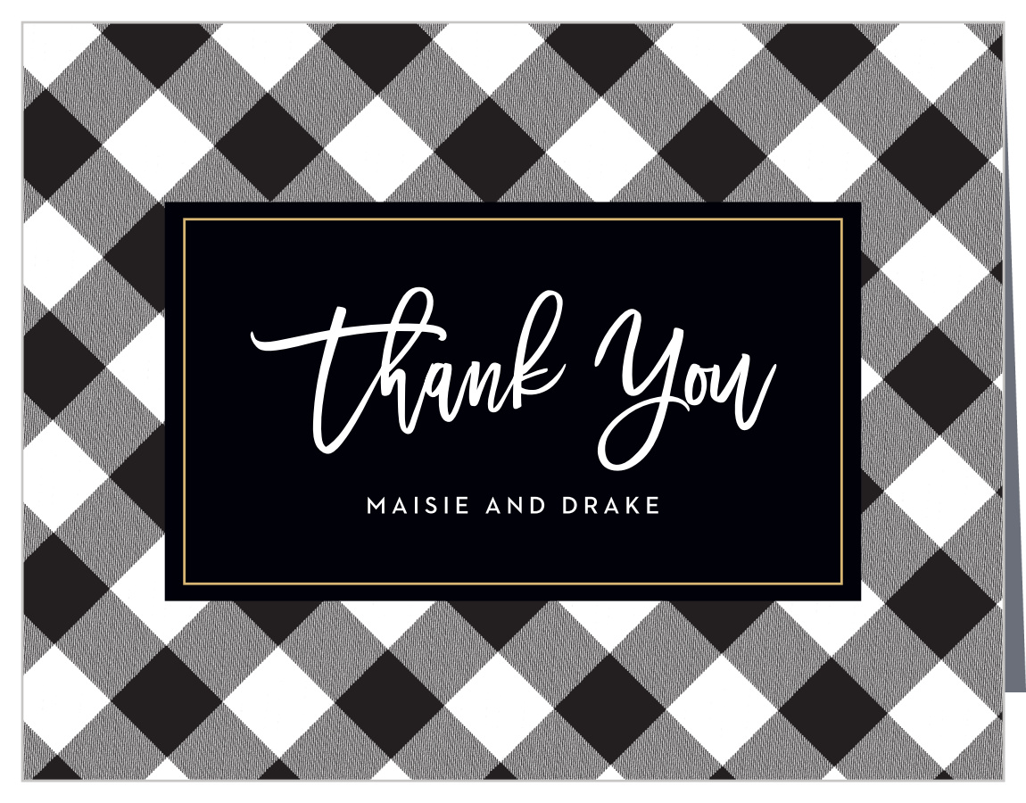 Warm Woods Wedding Thank You Cards