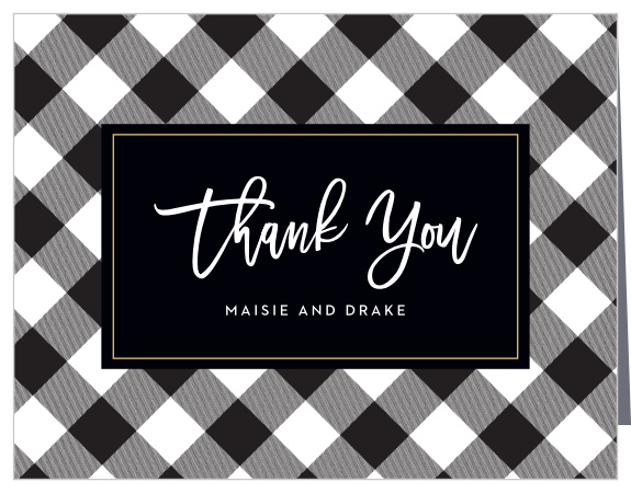 Warm Woods Wedding Thank You Cards