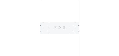 Matilda Dots Wedding Belly Bands