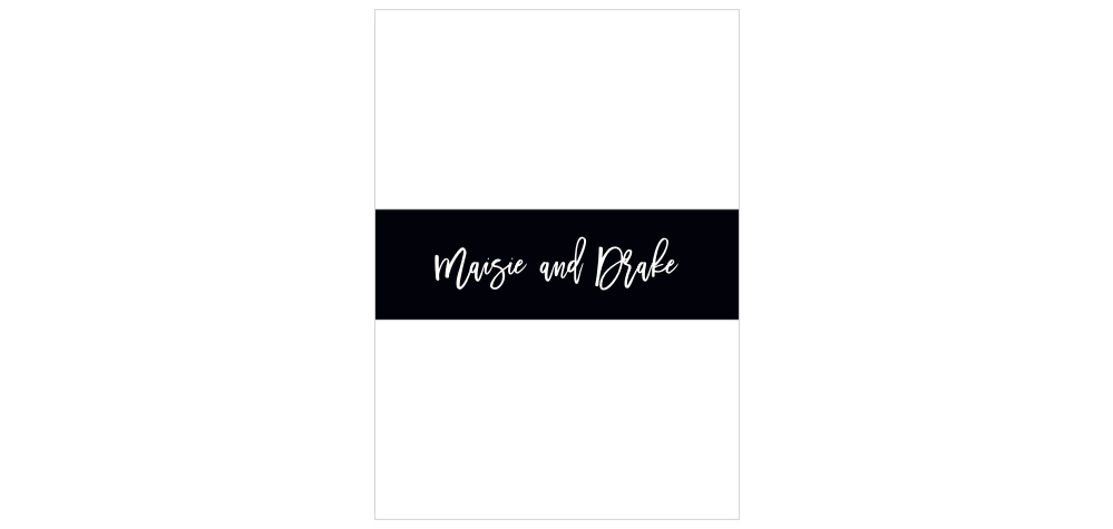 Warm Woods Wedding Belly Bands