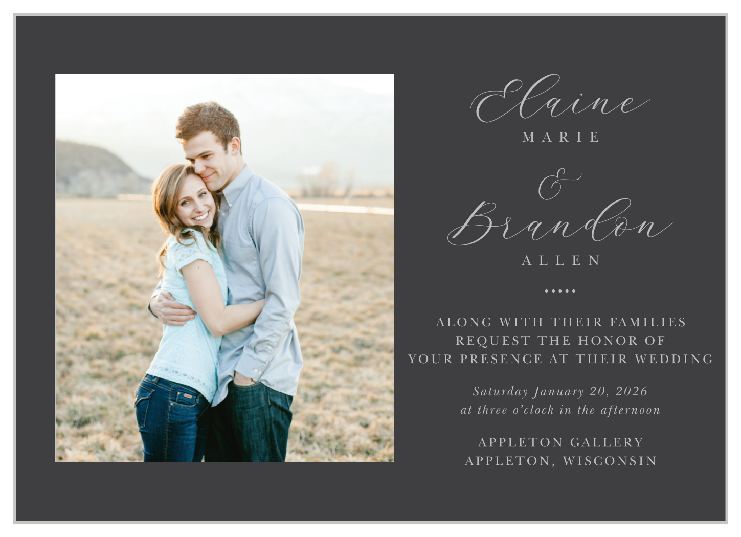 Matilda Dots Wedding Invitations