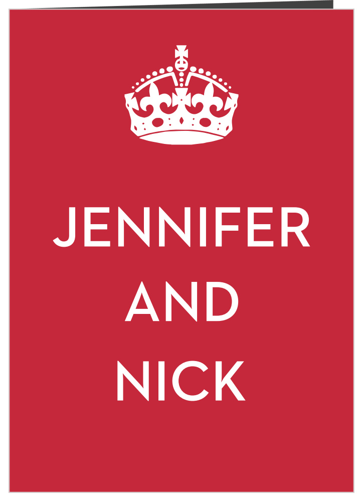 Royal Crown Wedding Programs