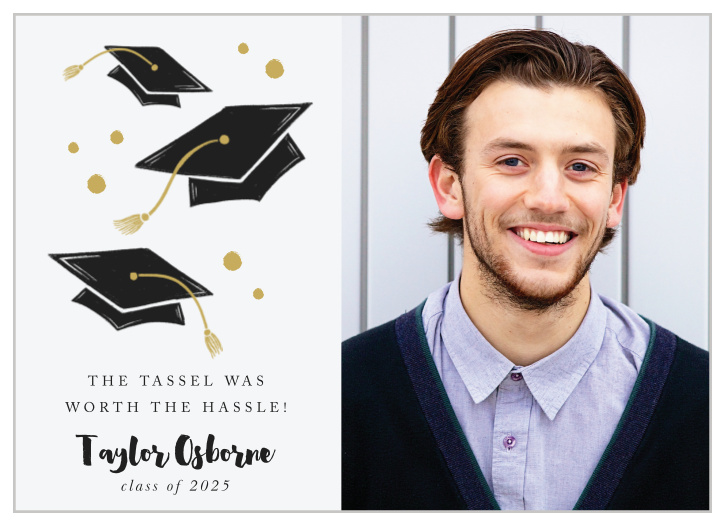Throw your hat in the air because you're graduating! 