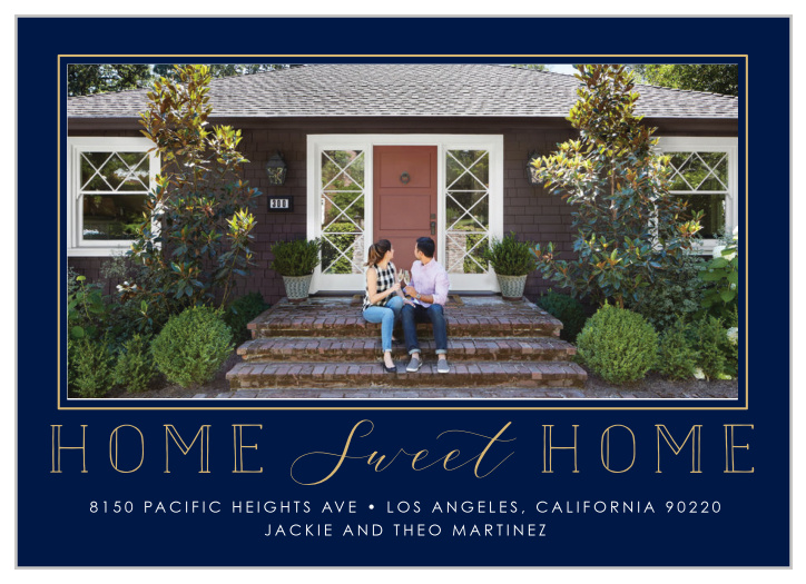 Now that you're finally in your new home sweet home, share your address with our Sweet Home Moving Announcements! 