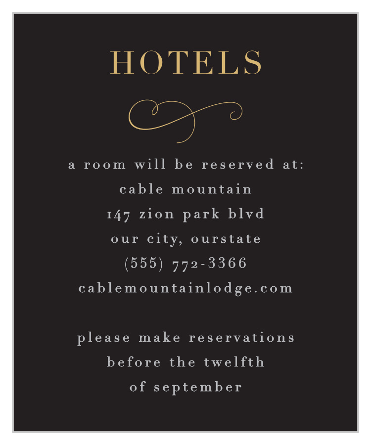 Moody Florals Accommodation Cards