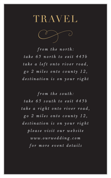 Moody Florals Direction Cards