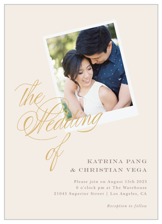 The Ribbon and Scrolls Wedding Invitations have a romantic feel and are the perfect invitation for your classic wedding style. 