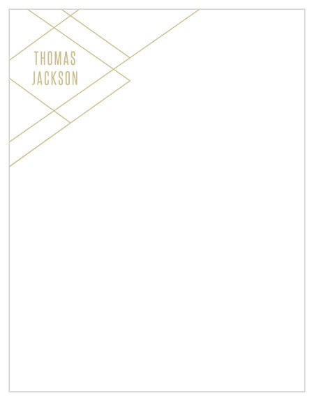 Golden Lines Business Stationery