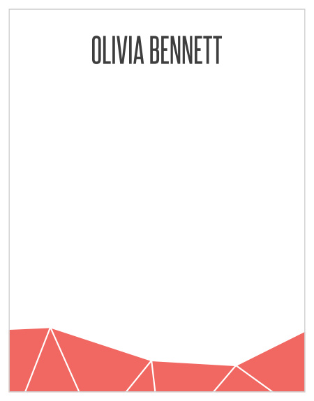 Angular Gemstone Business Stationery