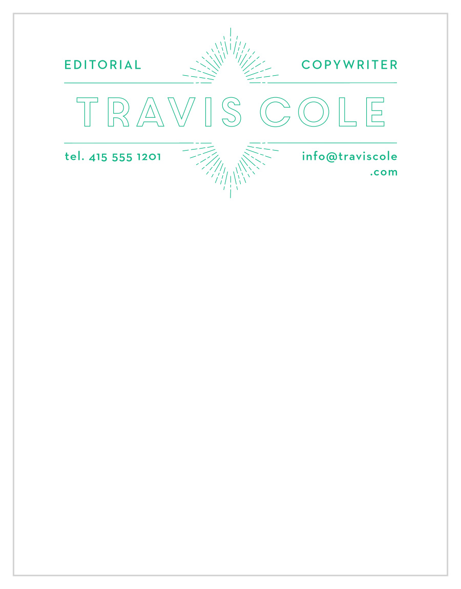 Horizon Frame Business Stationery
