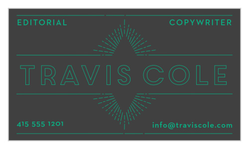 Horizon Frame Business Cards