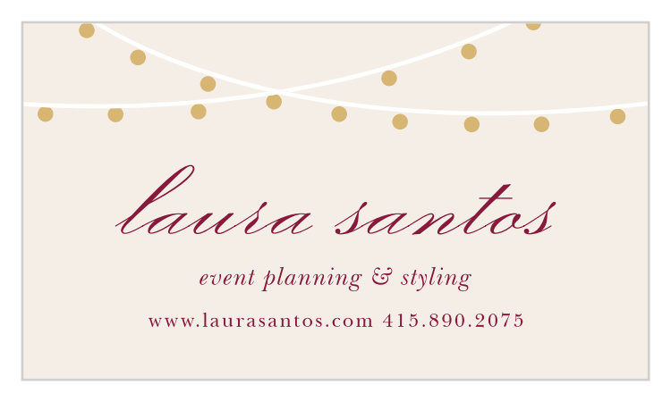 Evening Lights Business Cards