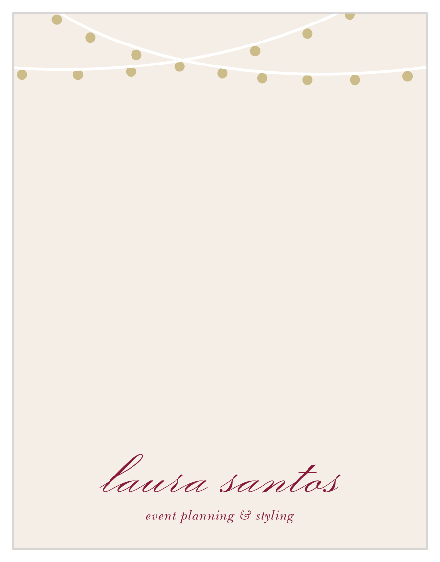 Evening Lights Business Stationery