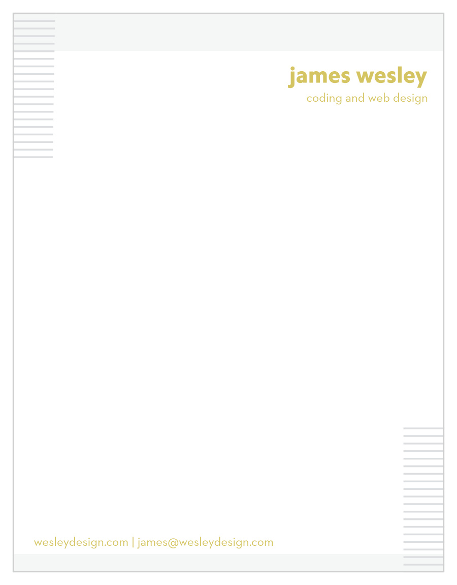 Web Design Business Stationery