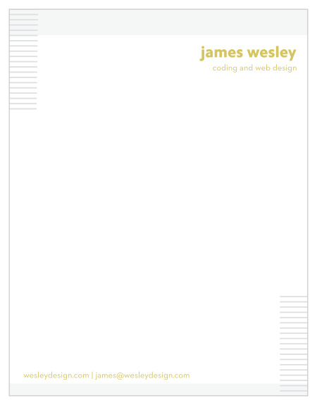 Web Design Business Stationery