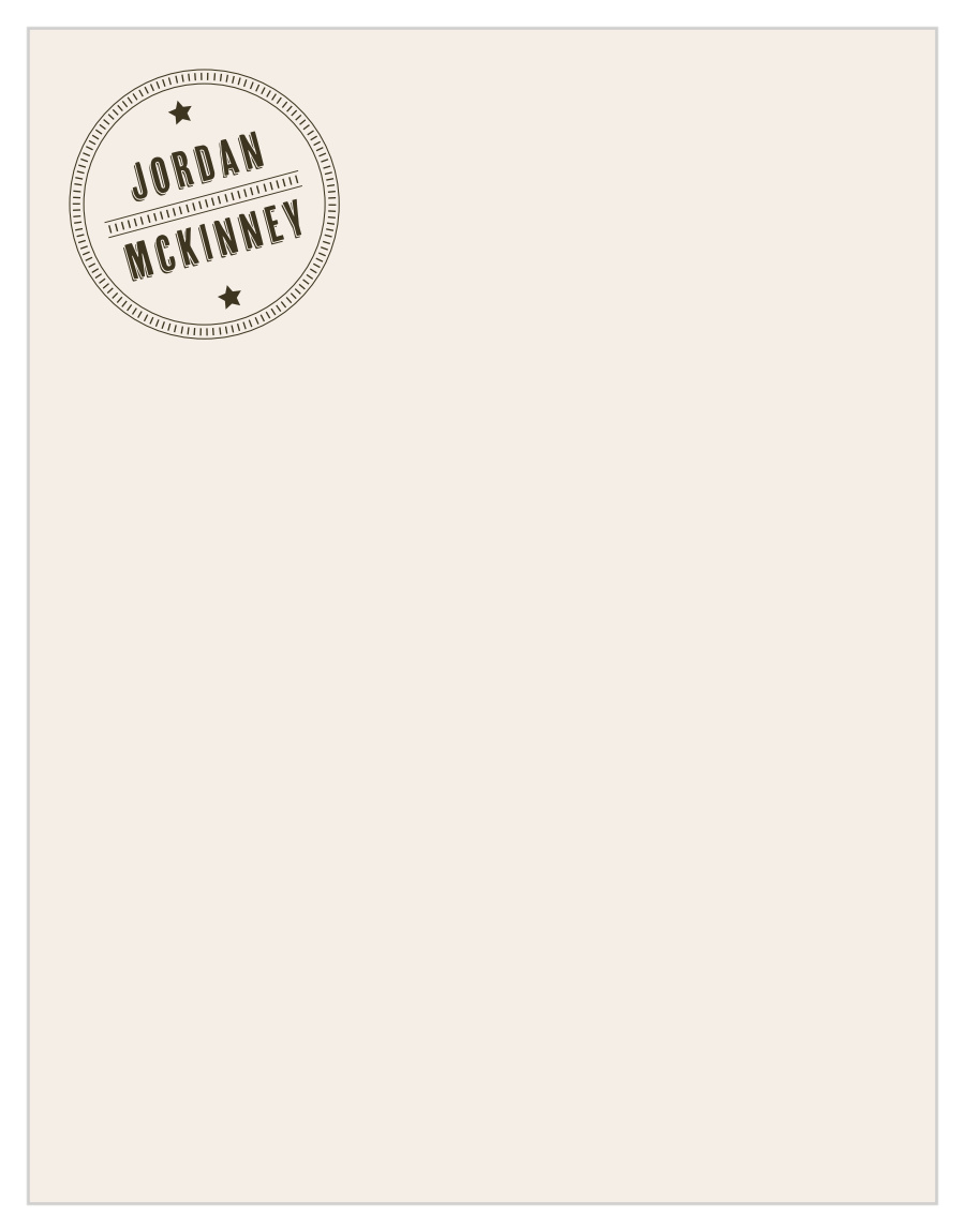 Notary Public Business Stationery