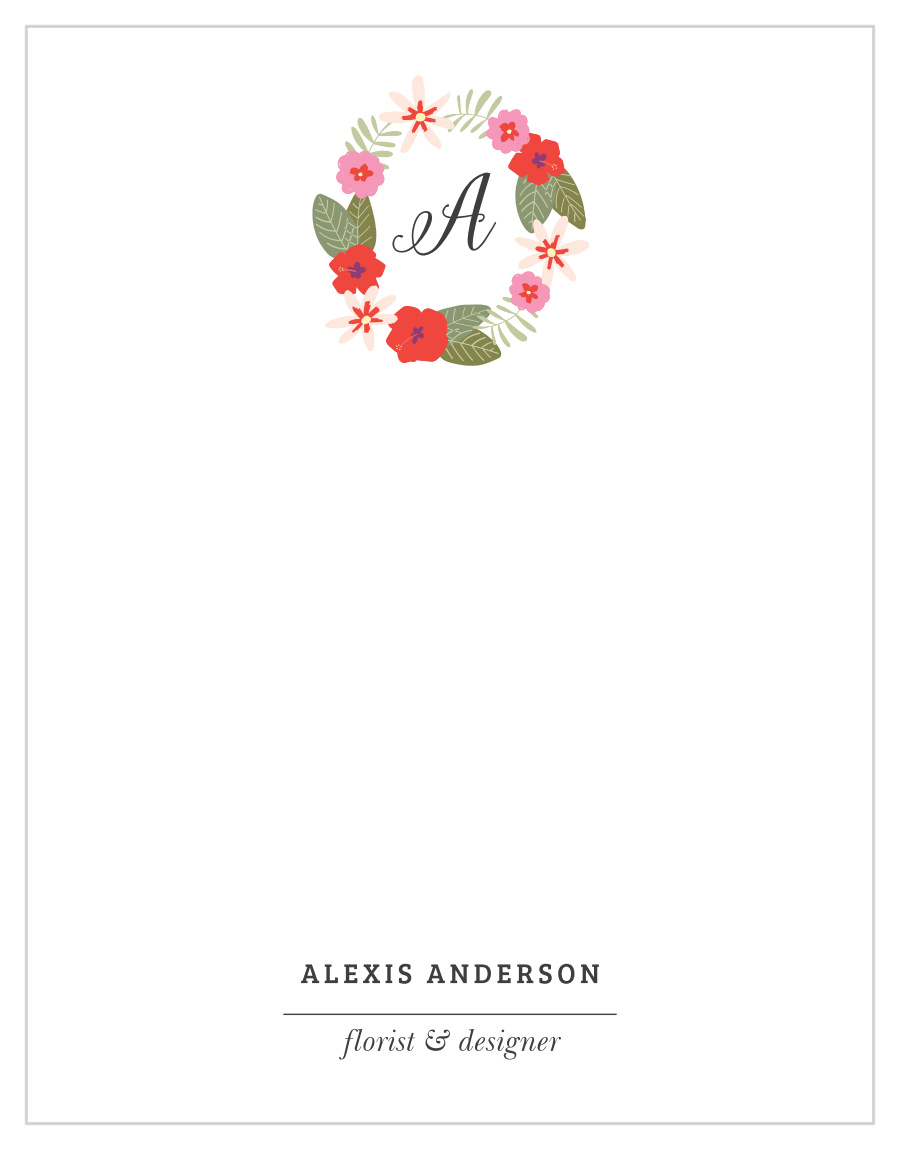 Floral Designer Business Stationery